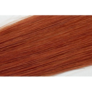 Clip in vlasy  30cm - Intezivní měděná barva