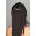 Clip in vlasy 30cm - Černá barva