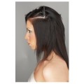 Clip in vlasy 30cm - Černá barva