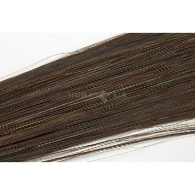 Clip in vlasy 30cm - Tmavší hnědá barva
