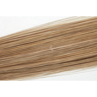 Clip in vlasy 30cm - Popelavá tmavá blond barva