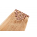 Clip in vlasy 30cm - Střední blond písková barva