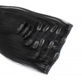 Rovný clip in set 40cm 70g - černá