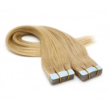 Rovné tape in 40cm - přírodní blond