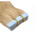Rovné tape in 40cm - přírodní blond