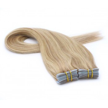 Rovné tape in 40cm - přírodní/světlejší blond