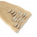 Rovný clip in set 40cm 70g - přírodní blond