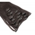 Rovný clip in set 50cm - přírodní černá