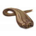 Rovný clip in set 60cm - tmavý melír