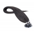 Rovné keratin 40cm - přírodní černá
