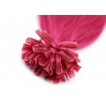 Rovné keratin 40cm - růžová