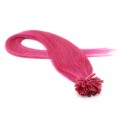 Rovné keratin 60cm - růžová