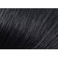 Rovné micro ring vlasy 50cm - černá