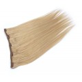 Rovný clip in pás 50cm - přírodní blond