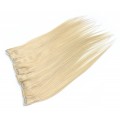 Rovný clip in pás 50cm - nejsvětlejší blond