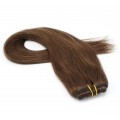 Rovný clip in pás 60cm - středně hnědá