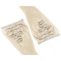 DELUXE rovný clip in set 60cm 240g - platina
