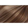 DELUXE rovný clip in set 60cm 240g - tmavý melír