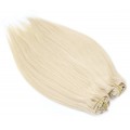 DELUXE rovný clip in set 70cm 280g - platina