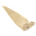 Clip in culík 100% lidské vlasy 50cm - nejsvětlejší blond