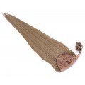 Clip in culík 100% lidské vlasy 60cm - světle hnědá