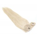 Clip in culík 100% lidské vlasy 60cm - platina