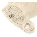 Clip in culík 100% lidské vlasy 60cm - platina