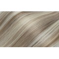 Clip in culík 100% lidské vlasy 60cm - platina/světle hnědá