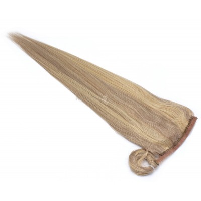 Clip in culík 100% lidské vlasy 60cm - přírodní/světlejší blond