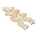 Vlnité tape in 50cm - platina