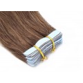 Vlnité tape in 60cm - středně hnědá
