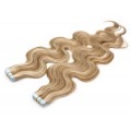 Vlnité tape in 60cm - světlý melír