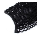 Kudrnatý clip in set 50cm - černá