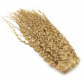 Kudrnatý clip in set 50cm - přírodní blond