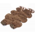 Deluxe vlnitý clip in set 50cm 200g - středně hnědá