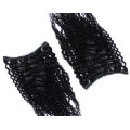 Deluxe kudrnatý clip in set 50cm 200g - černá