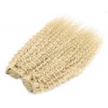 Deluxe kudrnatý clip in set 50cm 200g - platina