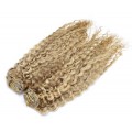 Deluxe kudrnatý clip in set 50cm 200g - světlý melír