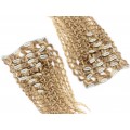 Deluxe kudrnatý clip in set 50cm 200g - přírodní/světlejší blond