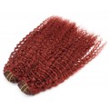 Deluxe kudrnatý clip in set 50cm 200g - měděná