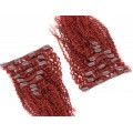 Deluxe kudrnatý clip in set 50cm 200g - měděná