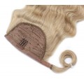 Vlnitý clip in culík 100% lidské vlasy 60cm - přírodní blond