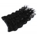 Vlnitý clip in pás 50cm - černá