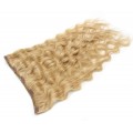 Vlnitý clip in pás 50cm - přírodní blond