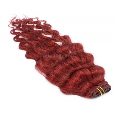 Vlnitý clip in pás 50cm - měděná