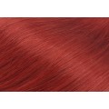 Vlnité micro ring vlasy 50cm - měděná