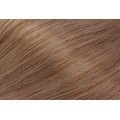 Vlnité micro ring vlasy 60cm - světle hnědá 