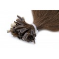 Vlnité keratin 50cm - středně hnědá 