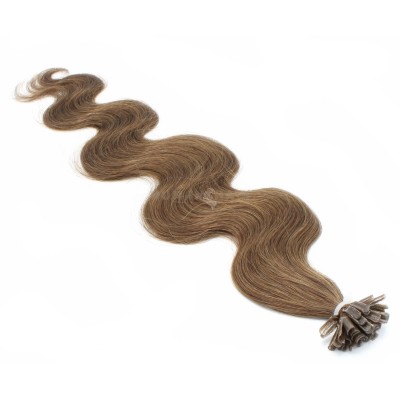 Vlnité keratin 50cm - světlejší hnědá 