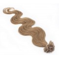 Vlnité keratin 50cm - světle hnědá 